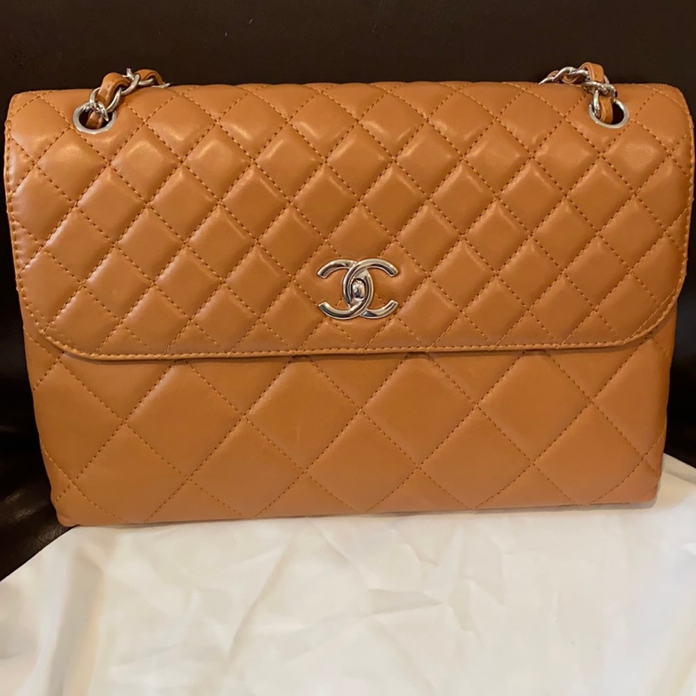 SOLD IN A FLASH! Chanel Flap Bag- Caramel in excellent condition.